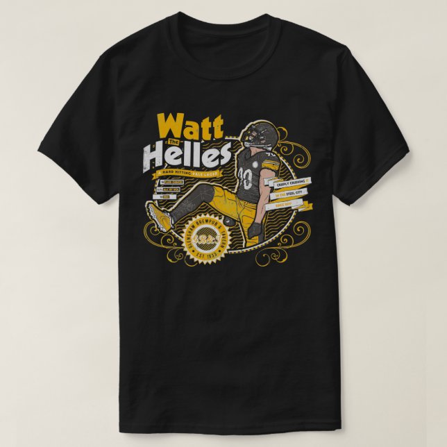 T-shirt Watt Les Helles Dur Toucher Pale Lager Bière (Design devant)