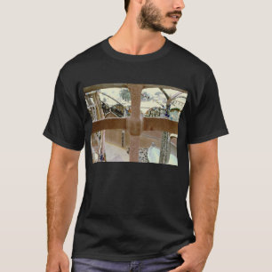 T-SHIRT WATTS TOWERS. PHOTOGRAPHIE VINTAGE