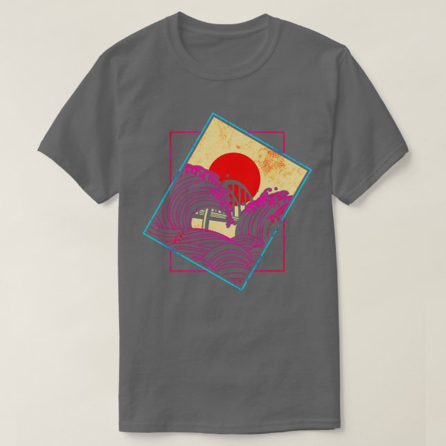 T-shirt Wave Bridge Sun (Design devant)