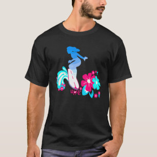 T-shirt Wave Girl Surfer Surf Girl