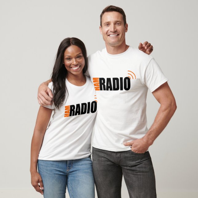 T-shirt Wave Radio Ham (Unisexe)