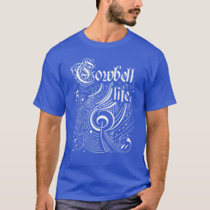 T-shirt Wavy Music Cowbell Life