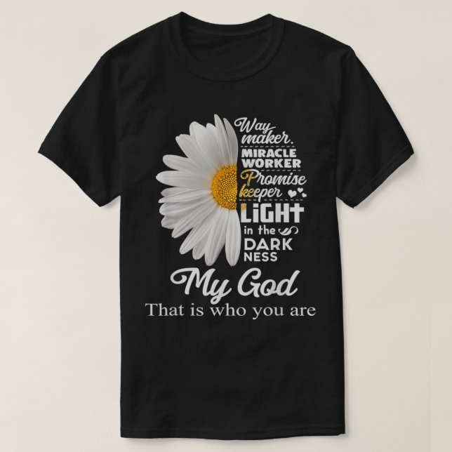 T-shirt Way Maker Miracle Worker Promesse Keeper Light Jes (Design devant)