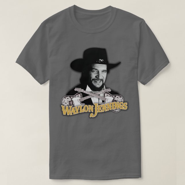 T-shirt Waylon Jennings Ramblin Man 2 (Design devant)