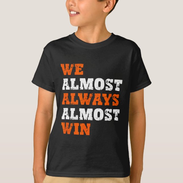 T-shirt We Almost Always Almost Win Tee Co. Retro Football (Devant)
