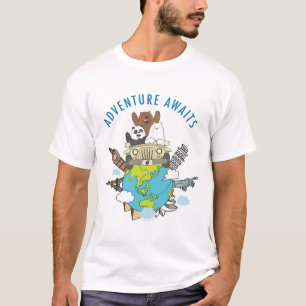 T-shirt We Bare Bears - Adventure Await