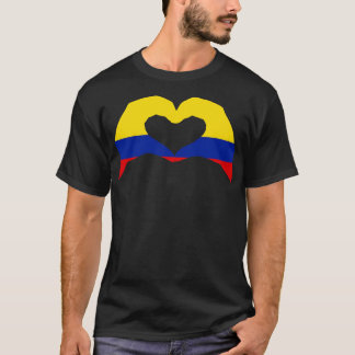 T-shirt We Heart Colombia Patriot Flag Series