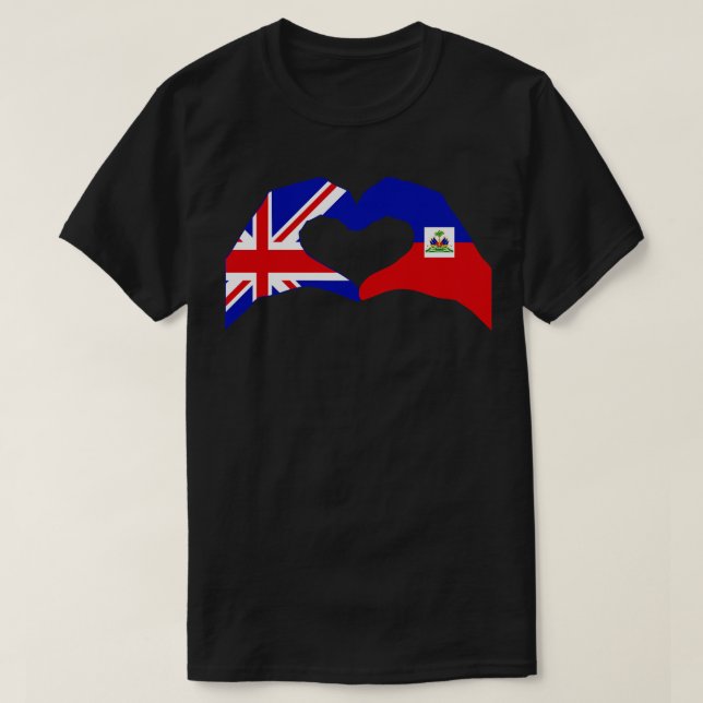 T-shirt We Heart UK Haiti Patriot Flag Series (Design devant)