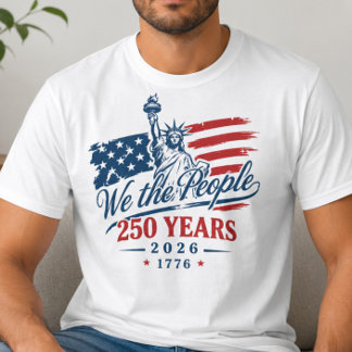 T-shirt We The People 250 Ans