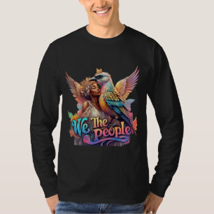 T-shirt We The People - Colorée Freedom Bird & Romantic W