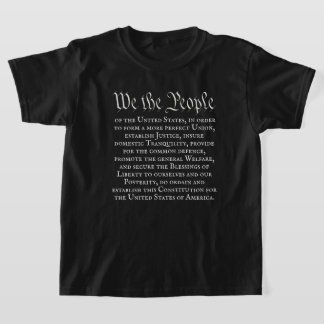 T-shirt We the People Full Constitution Preamble