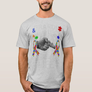 T-shirt Wear this Grandpa And Grandson Best Friend Autism