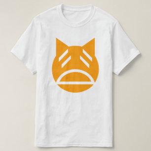 T-shirt Weary Emoji Cat