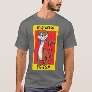 T-shirt Weasel sauvage YGBSM Style propre 