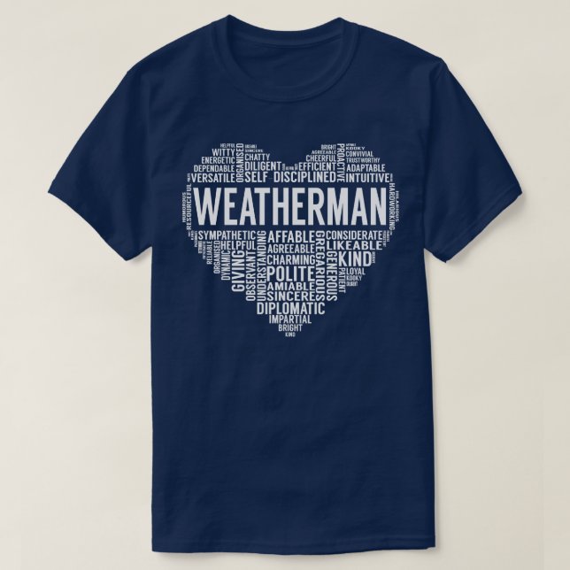 T-shirt Weatherman Heart (Design devant)