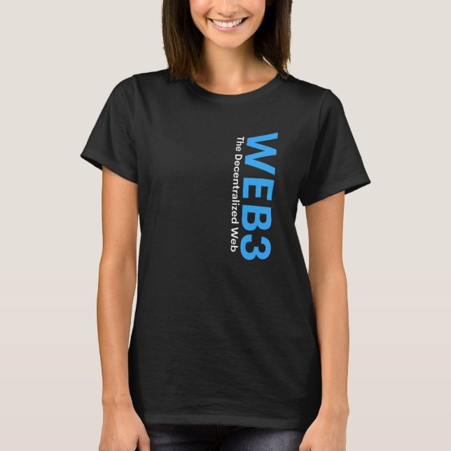 T-shirt Web3 Crypto Blockchain Nft Internet3 0 Defi Metave (Devant)