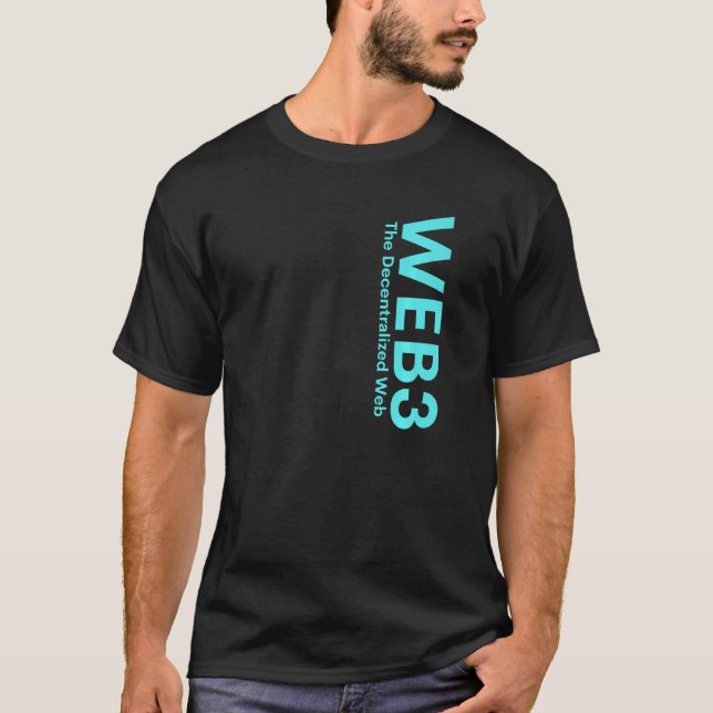 T-shirt WEB3 Crypto Internet3 0 Blockchain NFT DeFi Metave (Devant)