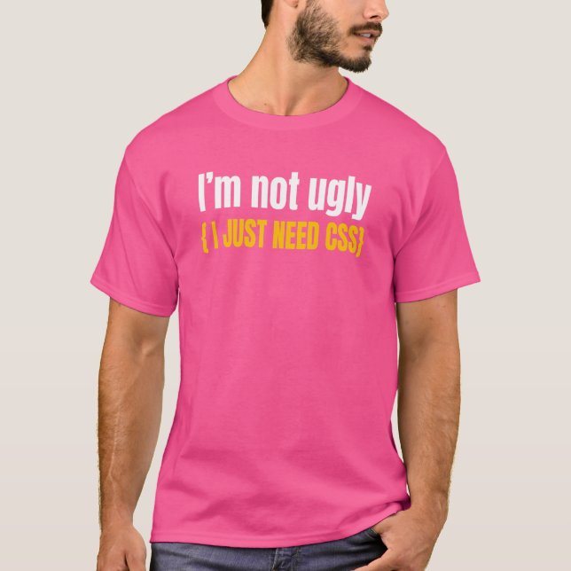 T-shirt Web Developer Css Site Web Programmer Coder Comput (Devant)