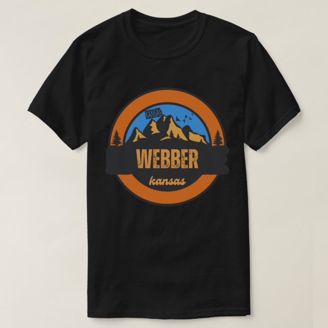 T-shirt Webber, Kansas (Design devant)
