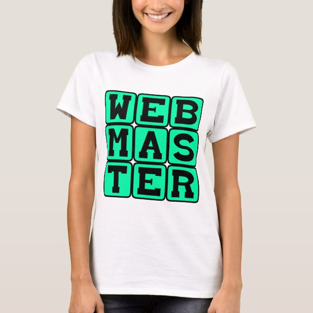 T-shirt Webmaster, Architecte Web (Devant)