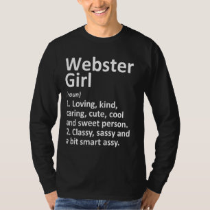 T-shirt Webster Girl Ny New York Funny City Home Roots