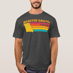 T-shirt Webster Groves Missouri Vintage Souveni en détress
