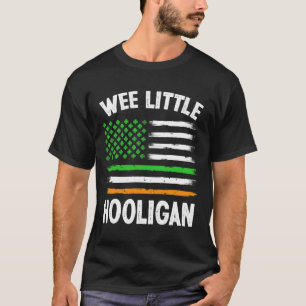 T-shirt Wee Little Hooligan Amusant St Patrick's Day Shamr