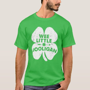 T-shirt Wee Little Hooligan Funny Irish Jour de la Saint P