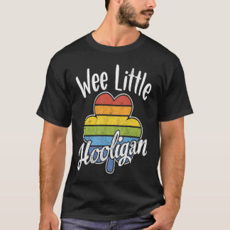 T-shirt Wee Little Hooligan St Paddy's Striped C Patrick's