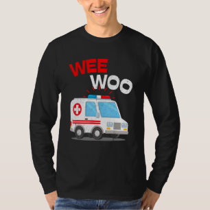 T-shirt Wee Woo Ambulance AMR. EMS EMT Paramètre d'urgence