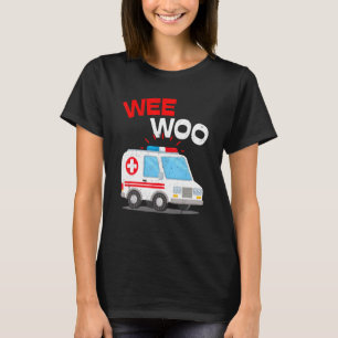 T-shirt Wee Woo Ambulance AMR. EMS EMT Paramètre d'urgence