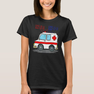 T-shirt Wee Woo Amr Emt Amr Paramedic For Men Women