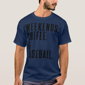 T-shirt Week-ends Café et Baseball 14