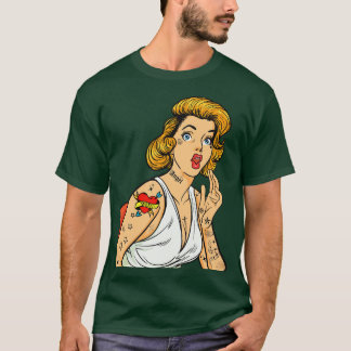 T-shirt WEEN Tattoo Lady