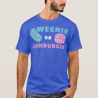 T-shirt Weenie Ou Hamburger Révélation Sexe Drôle