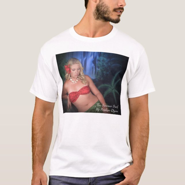 T-shirt Weigand, C896-t, le surf d'été par Pénélope Dyan (Devant)