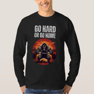 T-shirt Weight Lifting Muscle Training Barbell If You Are