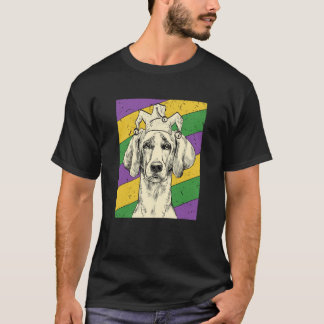 T-shirt Weimaraner Jester Mardi Gras Dog Mom or Dad