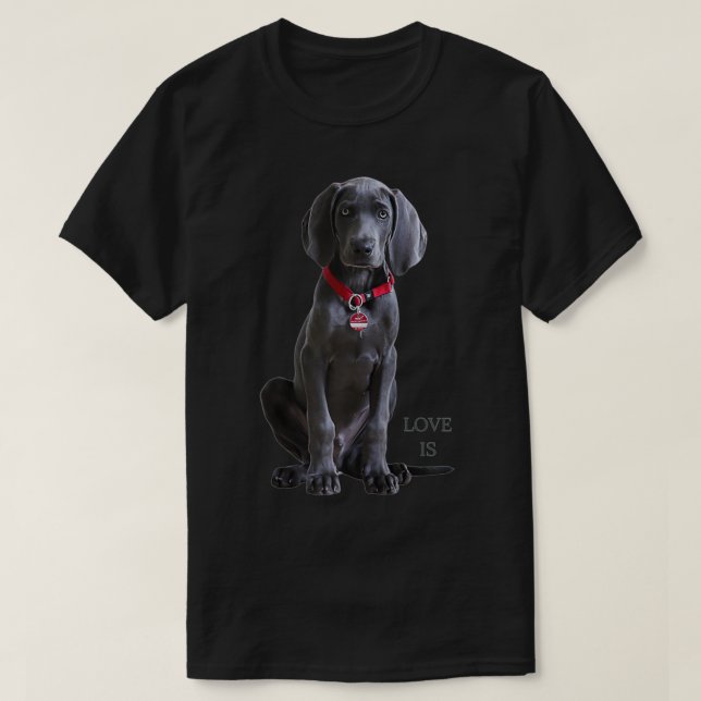 T-shirt Weimaraner pour femmes Hommes Enfants Weimeraner M (Design devant)