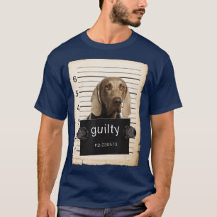 T-shirt Weimaraners Capture de tasse de chien