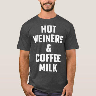 T-shirt Weiners Chauds Et Lait De Café Rhode Island Food 3