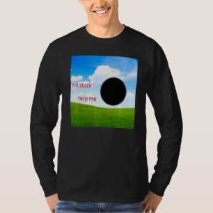T-shirt Weirdcore esthétique Dreamcore Oddcore trou noir S