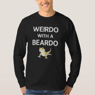 T-shirt Weirdo Avec Un Beardo Retro Dragon Vintage À Porte