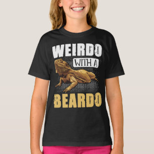 T-shirt Weirdo Dragon Porté Avec Un Beardo Reptiles