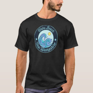 T-shirt Weirs Beach Nh New Hampshire Souvenir Nautique Sur