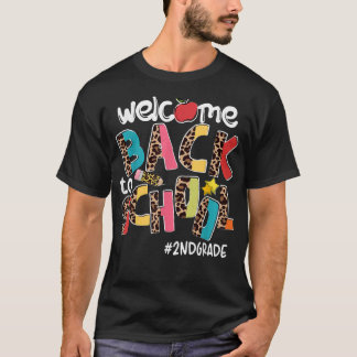 T-shirt Welcome Back To School 2nd Grade Back To School