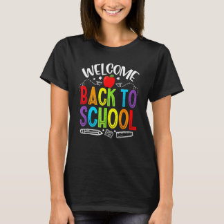 T-shirt Welcome Back To School Newsletter Meet The Teacher