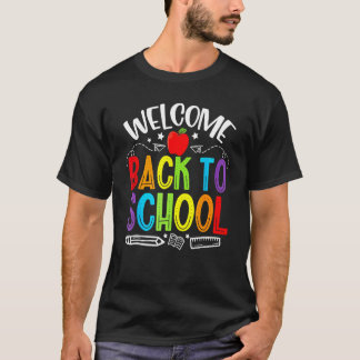 T-shirt Welcome Back To School Newsletter Meet The Teacher