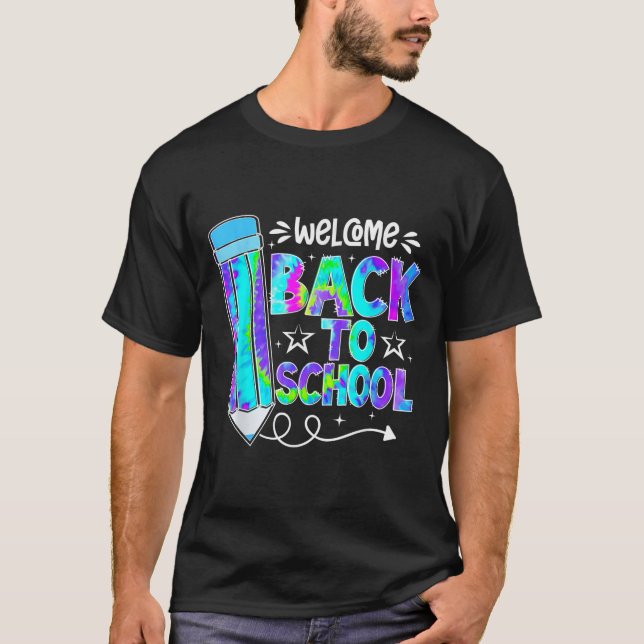 T-shirt Welcome Back To School Shirts First Day Of School  (Devant)