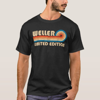 T-shirt WELLER Surname Retro Vintage 80s 90s Birthday Reun